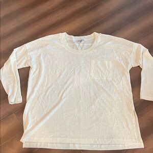White Birch Cream Knit Top